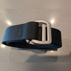 Bison Design Black Nylon Belt